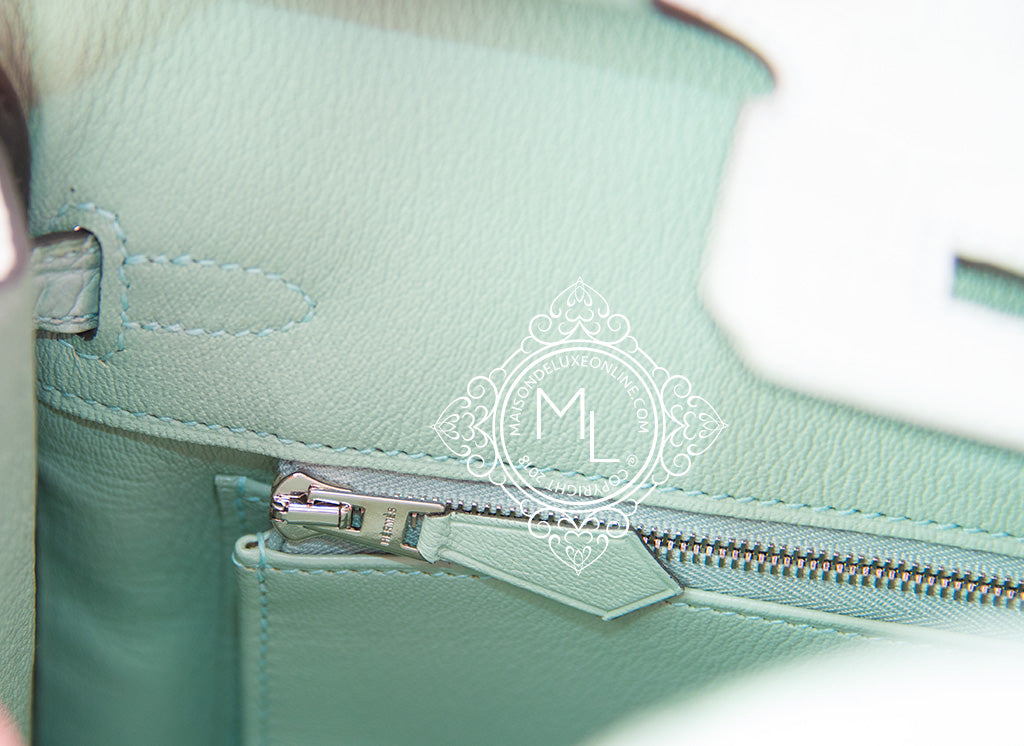 HERMES BIRKIN BAG 35cm EMERALD GREEN CROCODILE (VERT ÉMERAUDE) JaneFinds