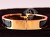 Hermes Noir Black Clic Clac Gold Hardware Narrow Bracelet Cuff PM - New - MAISON de LUXE - 5