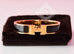 Hermes Noir Black Clic Clac Gold Hardware Narrow Bracelet Cuff PM - New - MAISON de LUXE - 2