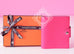 Hermes Rose Fluo Ulysse Notebook Cover Mini - New - MAISON de LUXE - 1