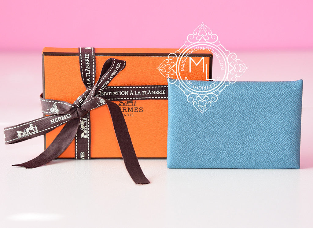 Calvi pouch/7900HKD Pouch in Epsom - We love Hermes