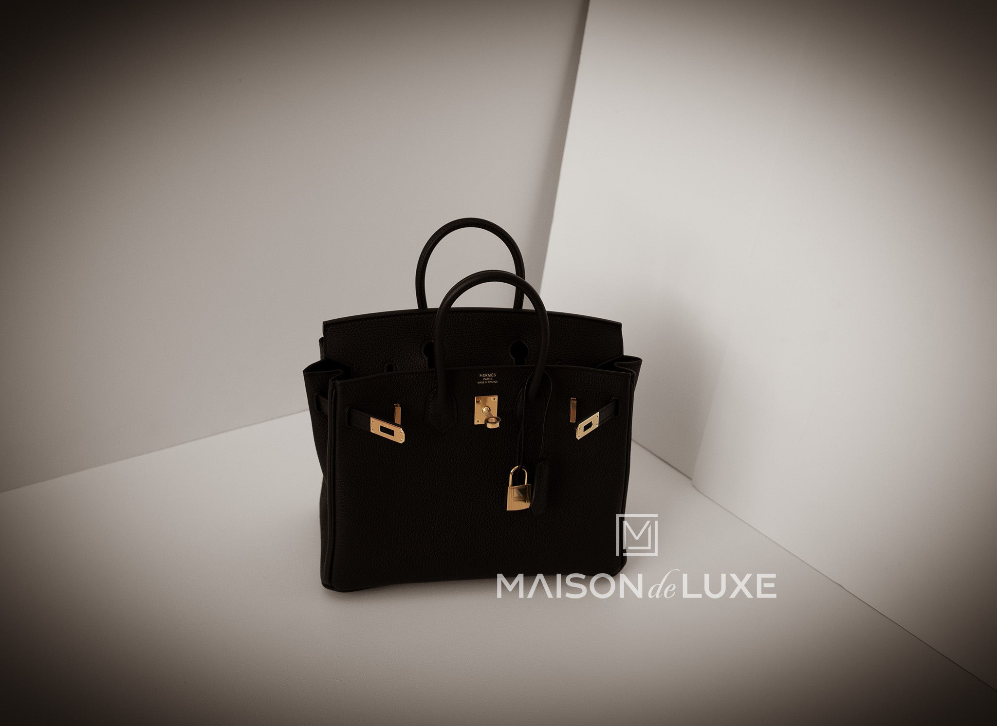 Hermès Birkin 25 Togo Black | SACLÀB