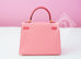 Hermes Pink Rose Confetti Rose Lipstick HSS Sellier Kelly 25 Handbag