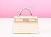 Hermes Mini Kelly II 20 Nata Epsom Palladium Hardware