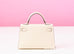 Hermes Mini Kelly II 20 Nata Epsom Palladium Hardware