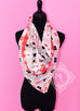 Hermes Twill Silk 90 cm Ex Libris à Carreaux Scarf - New - MAISON de LUXE - 4