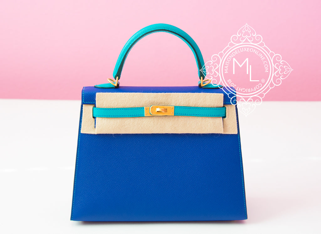 Hermès Kelly 25 Epsom Bleu Céleste