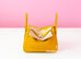 Hermes Jaune Ambre Swift Lindy 26 Handbag