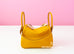 Hermes Jaune Ambre Swift Lindy 26 Handbag