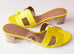 Hermes Womens Jaune Citron Yellow Oasis Sandal Slipper 36.5 Shoes - New - MAISON de LUXE - 2