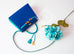 Hermes Blue Electrique + Blue Paon HSS Sellier Epsom Kelly 25 Handbag