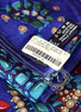 Hermes Cashmere 140 GM Parures des Maharajas Iris Rouge Petrole Shawl Scarf - New - MAISON de LUXE - 3