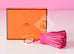 Hermes Pink Rose Shocking Carmen Keychain Bag Charm - New - MAISON de LUXE - 1