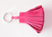 Hermes Pink Rose Shocking Carmen Keychain Bag Charm - New - MAISON de LUXE - 2