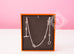 Hermes 925 Sterling Silver Farandole 120 47" Long Necklace