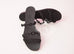 Hermes Womens Rivage Jelly Black Sandal Slipper 38 Shoes