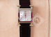 Hermes Diamond H Hour Watch PM Black Crocodile Strap - New - MAISON de LUXE - 3