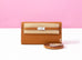 Hermes Kelly To Go Wallet Gold Epsom PHW