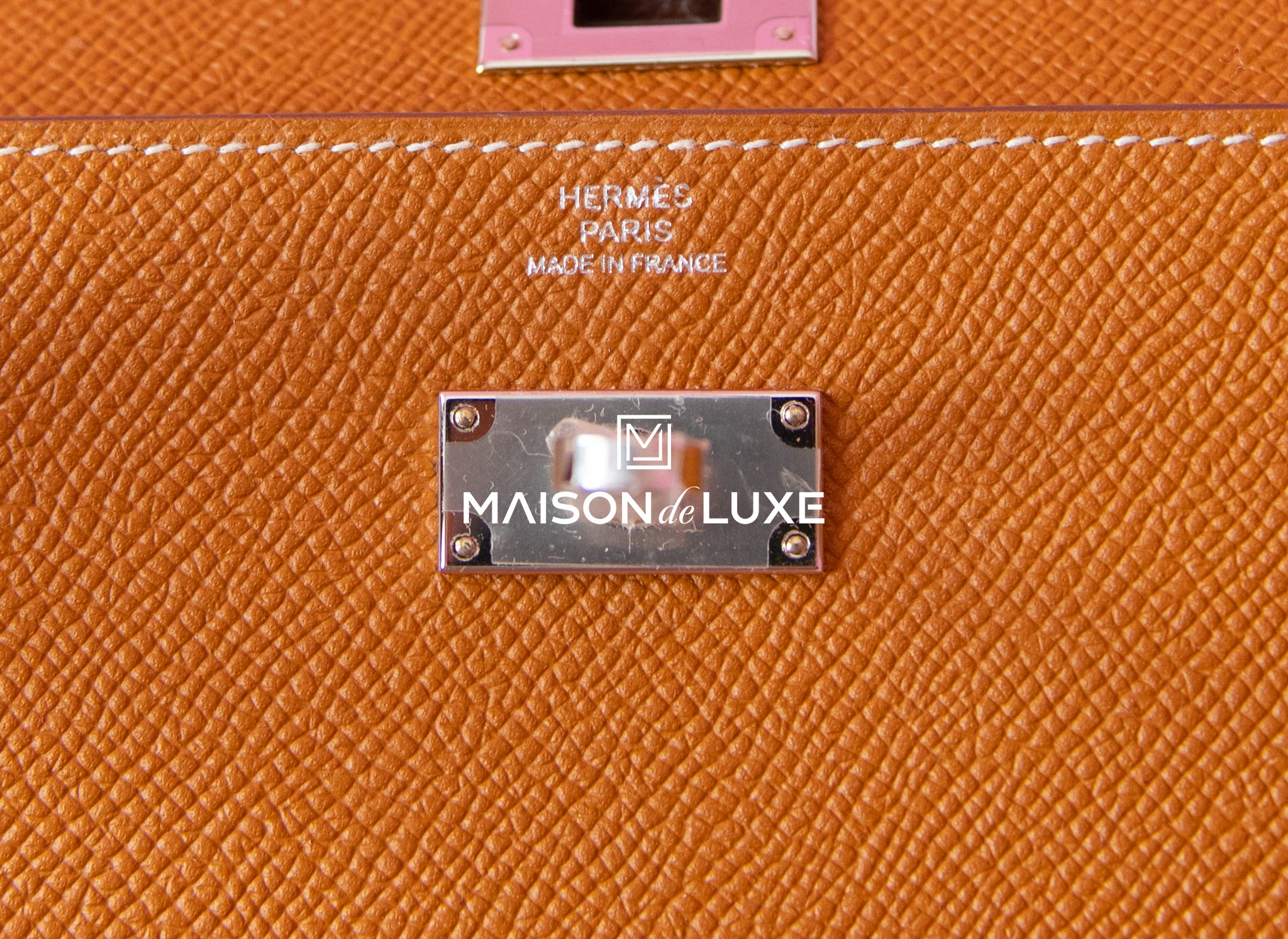 Hermès Kelly to Go Epsom Leather Long Wallet Shoulder Bag