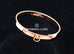 Hermes Rose Gold Collier de Chien CDC Bracelet ST