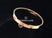 Hermes Rose Gold Collier de Chien CDC Bracelet ST