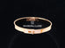 Hermes Rose Gold Diamond Kelly Bracelet SH