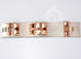 Hermes Craie Rose Gold Swift Collier De Chien Bracelet Cuff S - New - MAISON de LUXE - 2