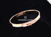 Hermes Rose Gold Diamond Kelly Bracelet SH