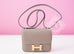 Hermes Constance Mini 18 Gris Asphalte Gray Epsom Handbag
