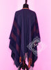 Hermes Blue Grey Rocabar Poncho Cape Shawl Top - New - MAISON de LUXE - 3