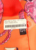 Hermes Corail Orange Rouge Les Clés Silk Maxi Twilly Shawl Scarf Wrap - New - MAISON de LUXE - 3