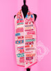 Hermes Rose Pink Fuchsia Colliers de Chiens Silk Maxi Twilly Shawl Scarf Wrap - New - MAISON de LUXE - 4
