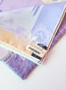 Hermes Purple Twill Silk 90 cm Della Cavalleria Favolosa Scarf