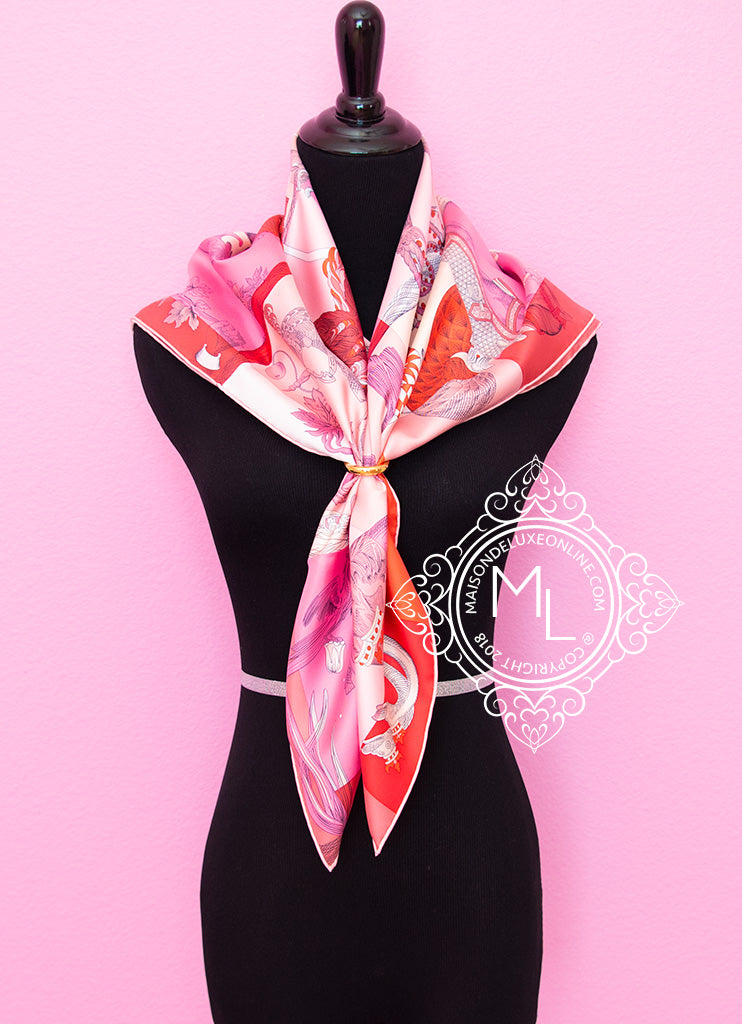 Hermes Silk 90cm Scarf (SHF-Zy7lPa) – LuxeDH