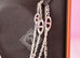 Hermes 925 Sterling Silver Farandole 120 47" Long Necklace