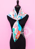 Hermes Blue Twill Silk 90 cm Della Cavalleria Favolosa Scarf