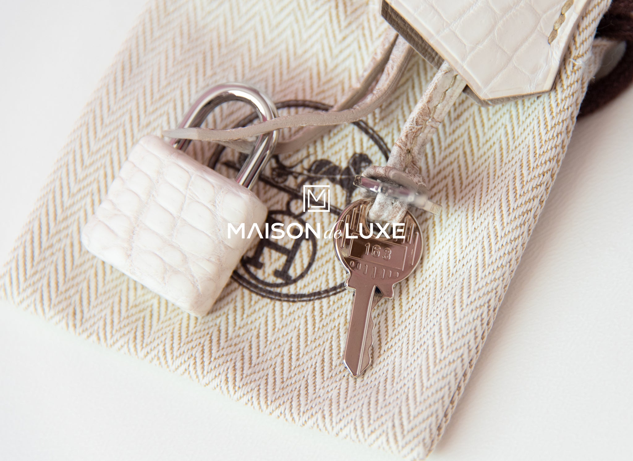 hermes white crocodile bag