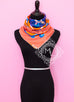 Hermes Orange Twill Silk 90 cm Cannes et Cannes Scarf