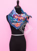 Hermes Blue Twill Silk 90 cm Flowers of South Africa Scarf