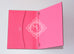 Hermes Rose Azalee Vision Passport / Agenda Notebook Cover (no refill) - New - MAISON de LUXE - 2