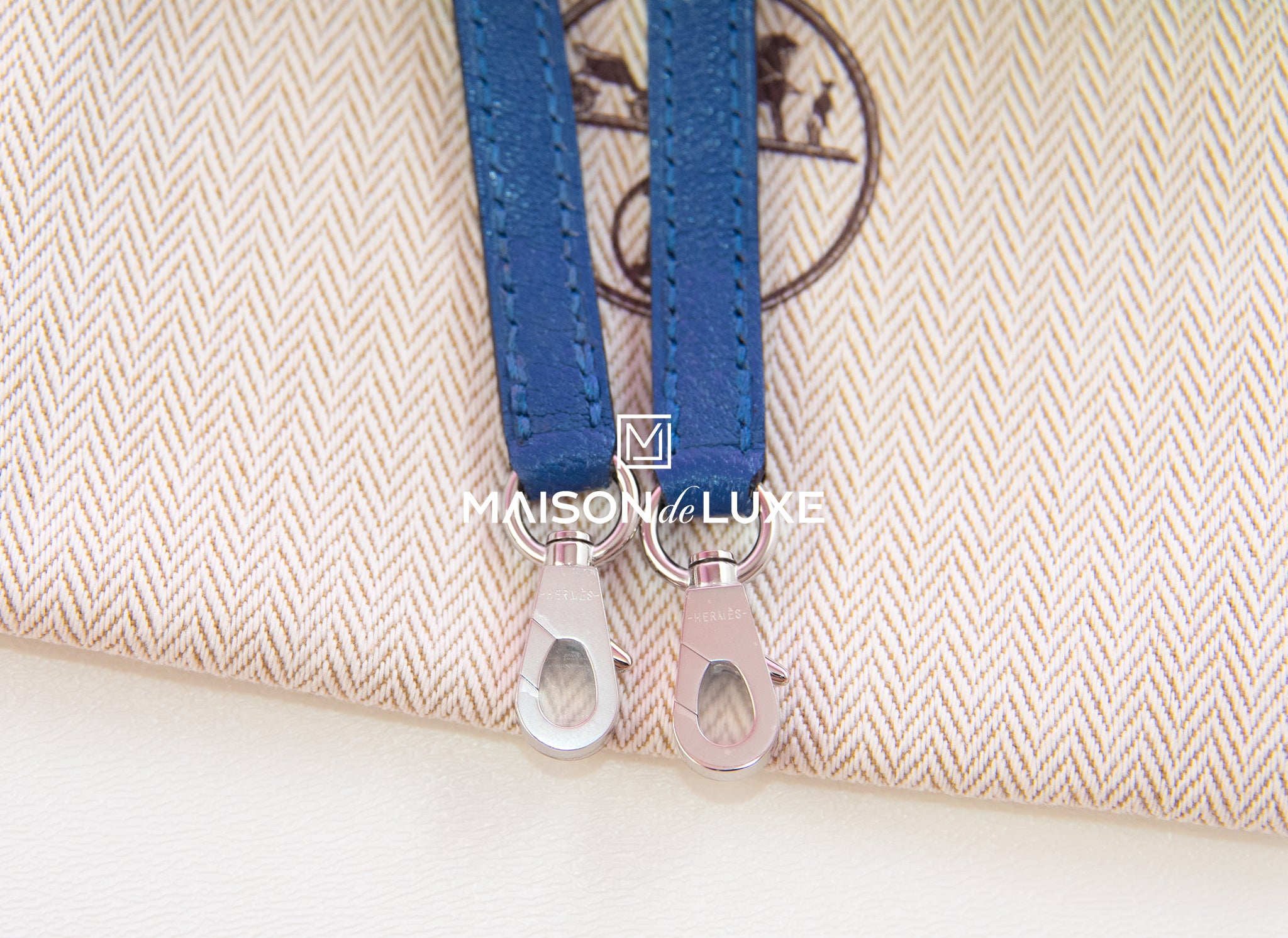 Hermes Blue Brighton & Rose Pourpre PHW Mini Kelly II 20 cm