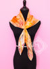 Hermes Orange Twill Silk 90 cm La Maison des Oiseaux Parleurs Scarf