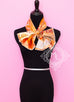 Hermes Orange Twill Silk 90 cm La Maison des Oiseaux Parleurs Scarf