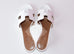 Hermes Womens White Oasis Sandal Slipper 36 Shoes - New - MAISON de LUXE - 4