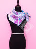 Hermes Purple Twill Silk 90 cm Le Grand Prix du Faubourg Scarf