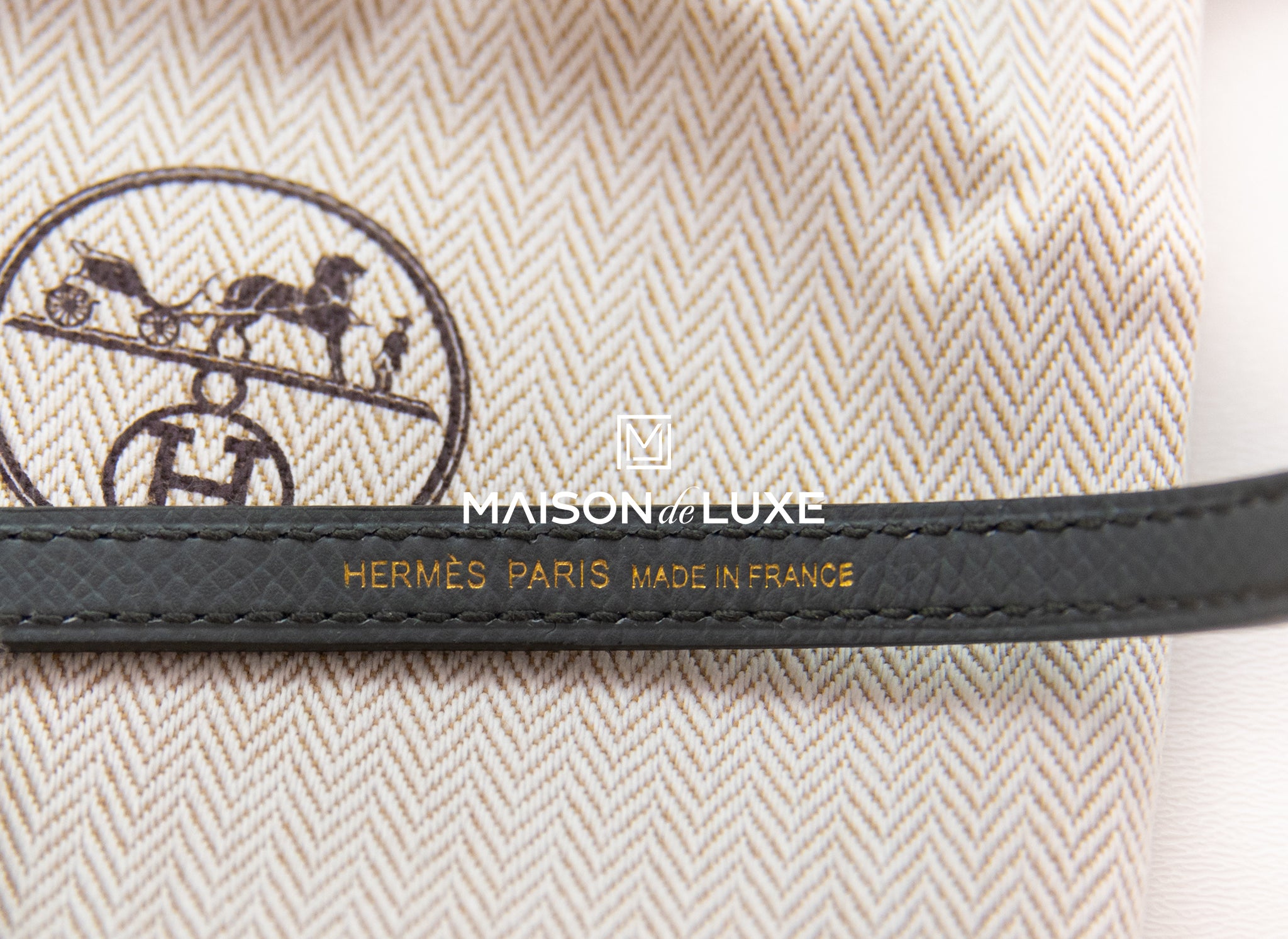 Hermes Vert Amande GHW Epsom Mini Kelly II 20 cm - MAISON de LUXE