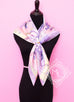 Hermes Purple Twill Silk 90 cm Della Cavalleria Favolosa Scarf
