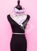 Hermes Purple Twill Silk 90 cm Della Cavalleria Favolosa Scarf