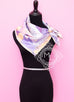 Hermes Purple Twill Silk 90 cm Della Cavalleria Favolosa Scarf
