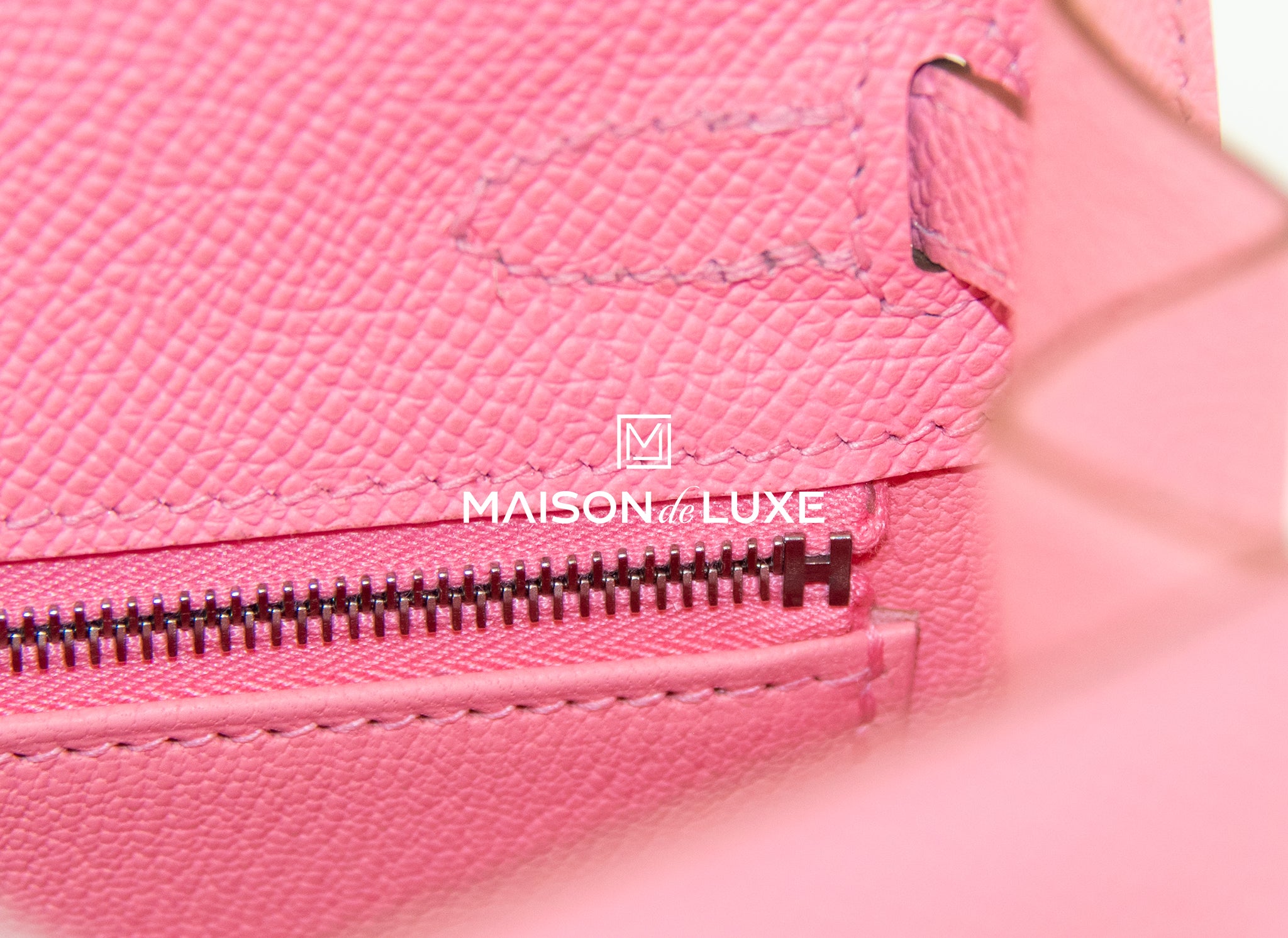Hermes Kelly Sellier 25 Rose Confetti Epsom Palladium Hardware – Madison  Avenue Couture